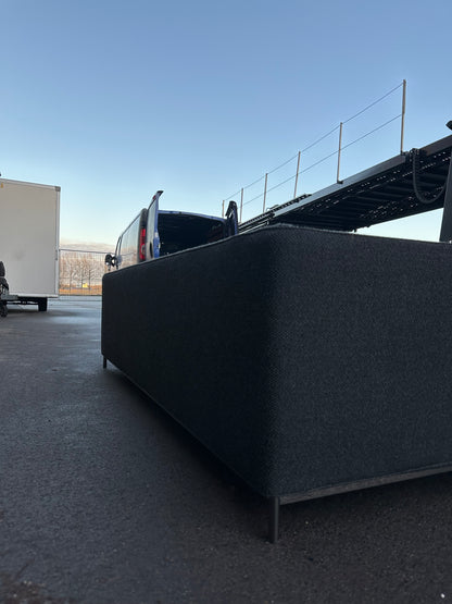 Minotti Zwarte Hoekbank ~ Nieuwprijs €15.000