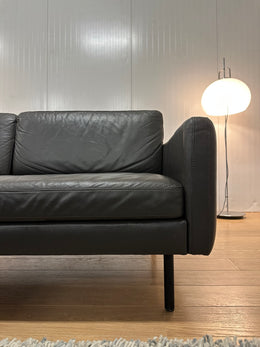 ZGAN Bolia Leren Bank + Hocker met Opbergruimte | Bruin