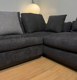 ZGAN Minotti Andersen Luxe Hoekbank Donkerblauw + GARANTIE