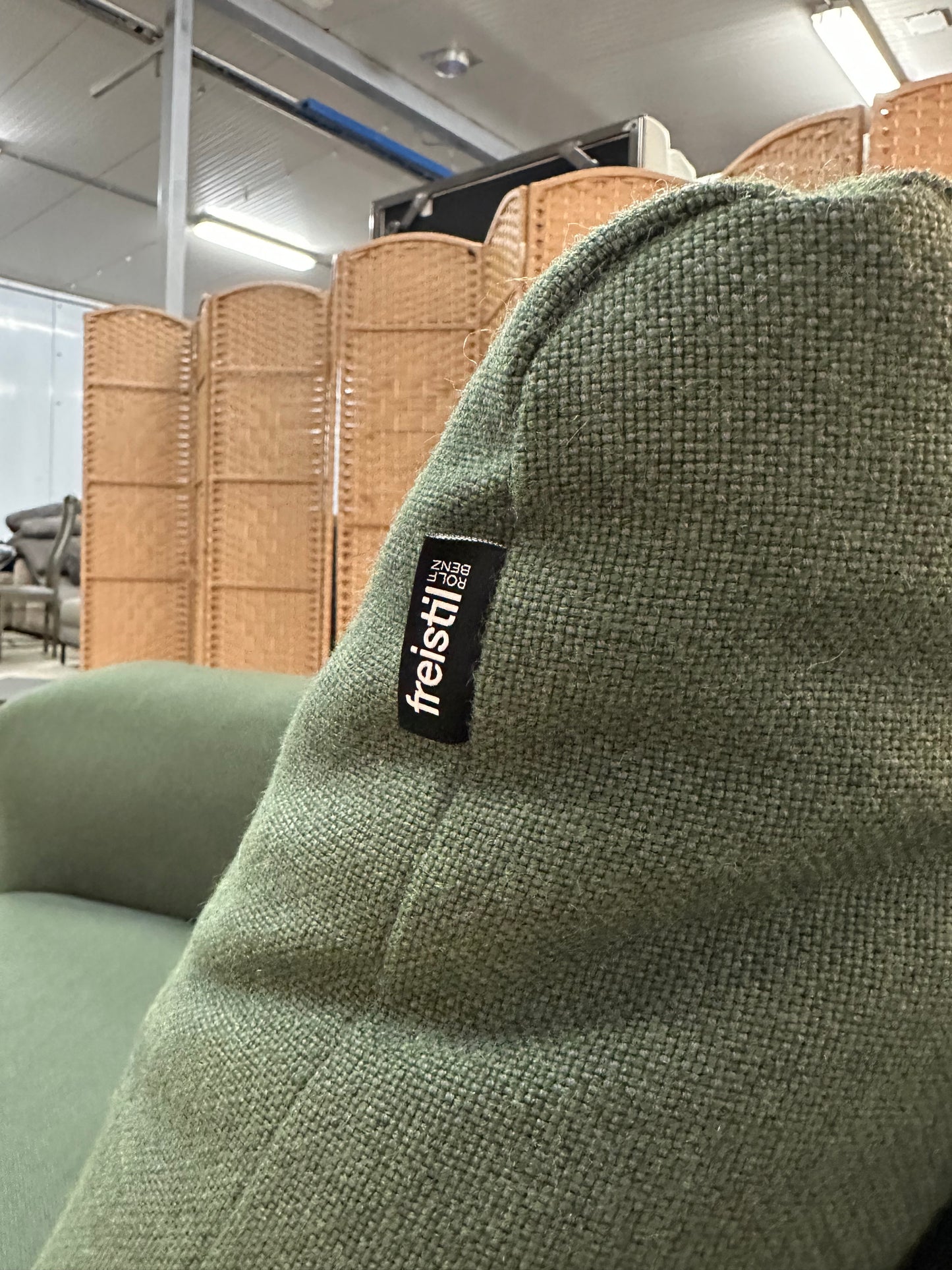 Rolf Benz Freistil Fauteuil/Element Groen Uitstekende Staat