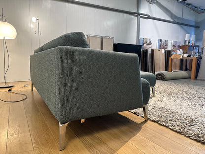 Nieuwstaat Pode Quote 3-zits Turquoise + Hocker