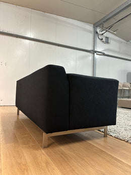 Rolf Benz Linea 3-zitsbank Zwart Stof - Tijdloos Design