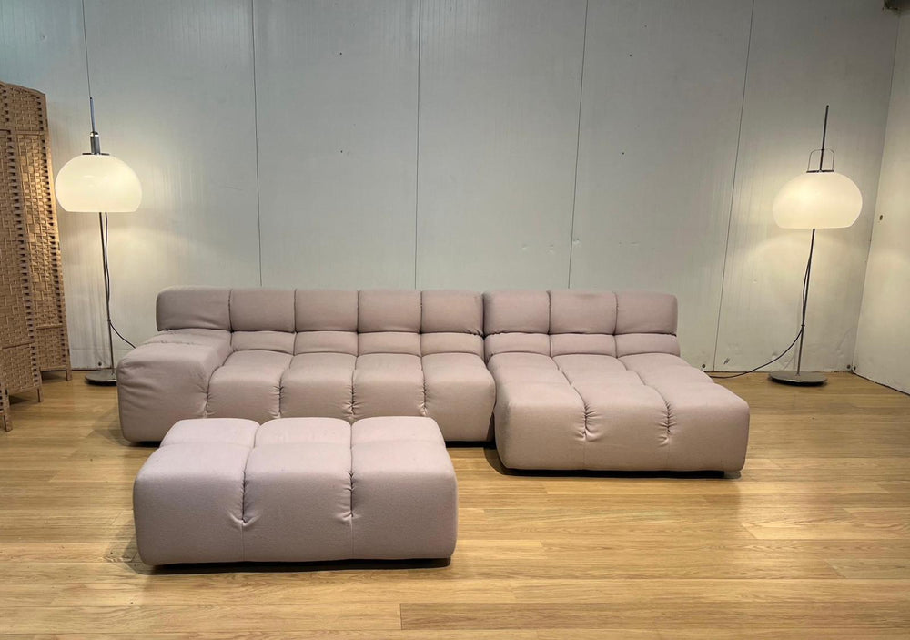 B&B Italia Tufty Hoekbank + Hocker – Stoffeer naar wens