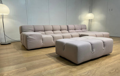 B&B Italia Tufty Hoekbank + Hocker – Stoffeer naar wens