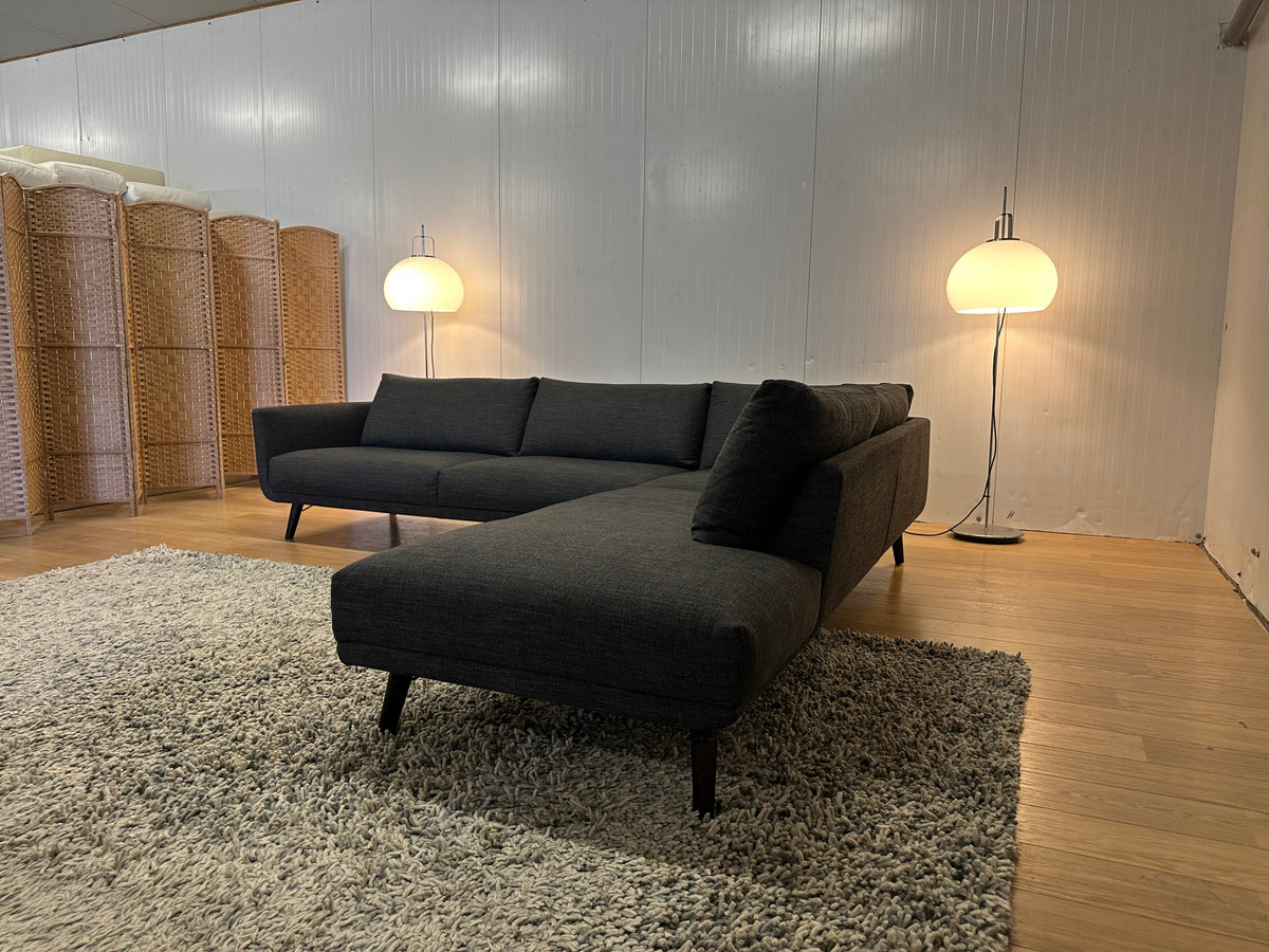NIEUWSTAAT Byen Lounge Hoekbank Antraciet - Gereinigd
