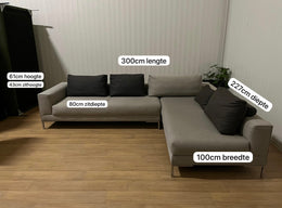 WEG=WEG ZGAN Design on Stock Aikon Lounge Hoekbank NP: €8000