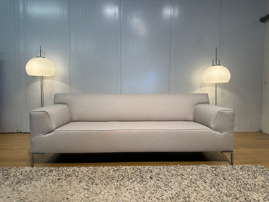 NIEUW Gestoffeerde Bloq 3-zits Beige – Design on Stock