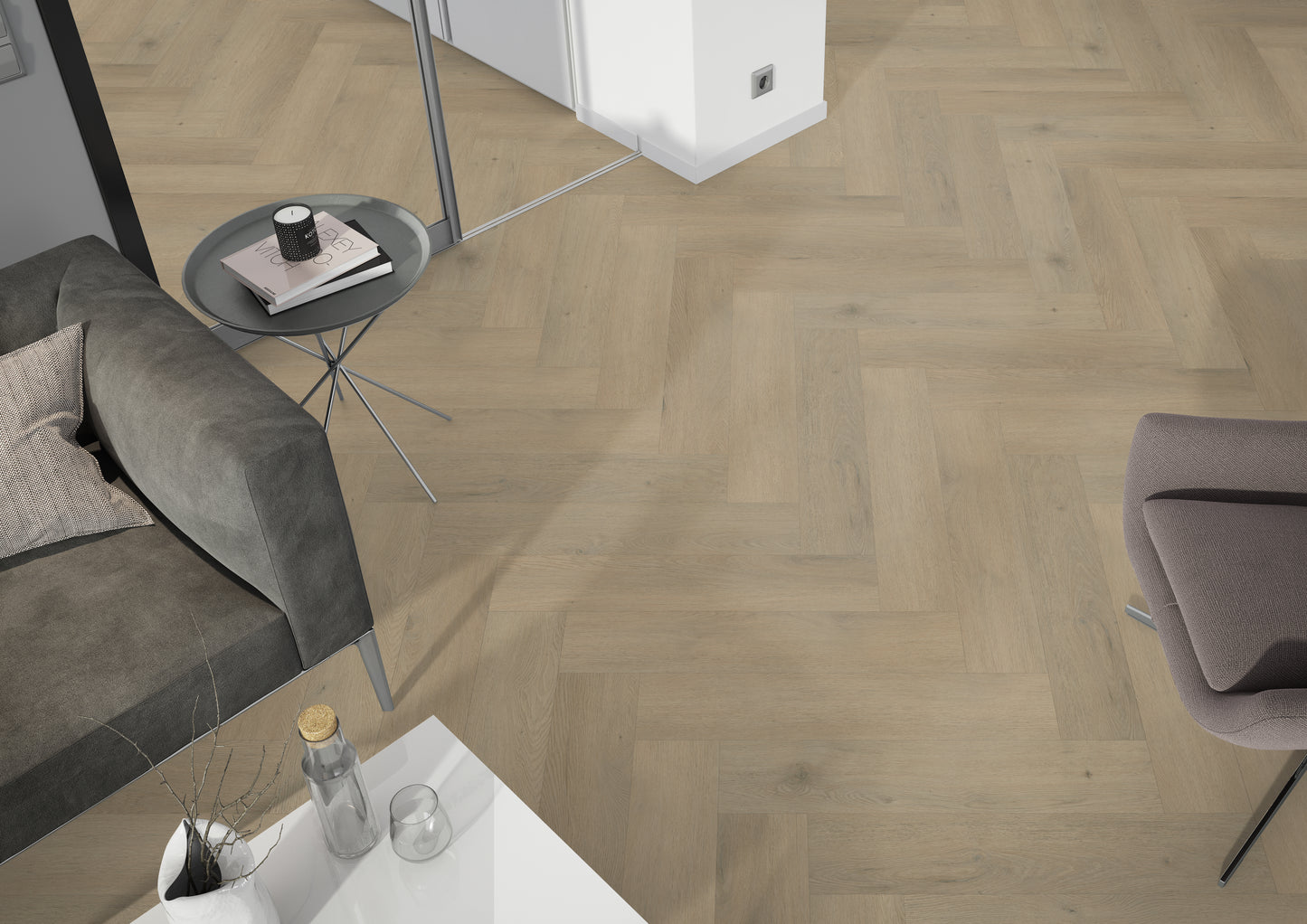 Rigid Click PVC Belakos Attico Visgraat XL 86