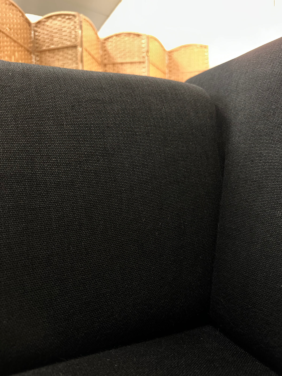 Rolf Benz Linea 3-zitsbank Zwart Stof - Tijdloos Design