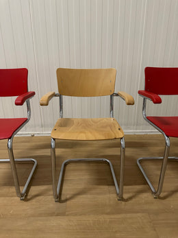 ZGAN 4x Thonet s 43 f stoelen