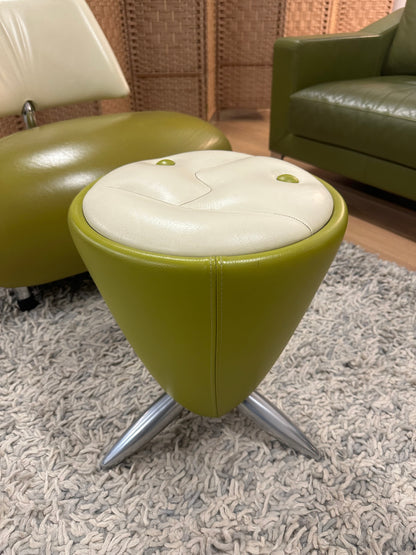Complete Leolux Set Groen | Bank, Tafel, Stoelen & Fauteuils