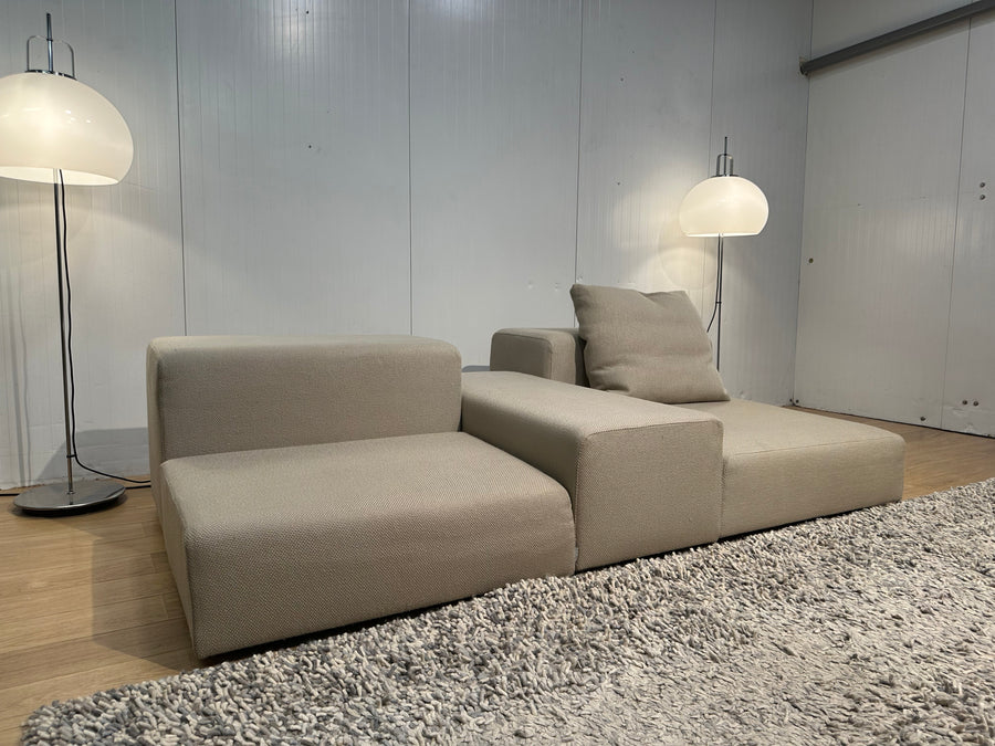 Living Divani Extra Wal Modulaire Set Beige Bank - NP: €8k