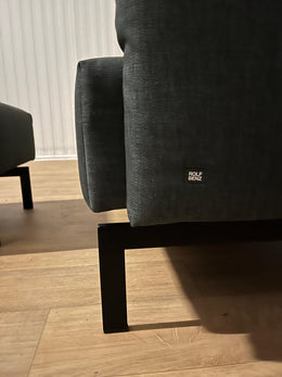 ZGAN Rolf Benz 310 3-zitsbank met Hocker - Nieuwprijs €5.000