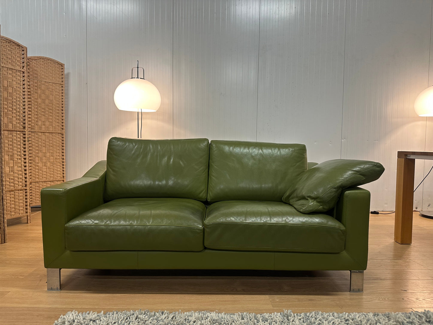 Complete Leolux Set Groen | Bank, Tafel, Stoelen & Fauteuils