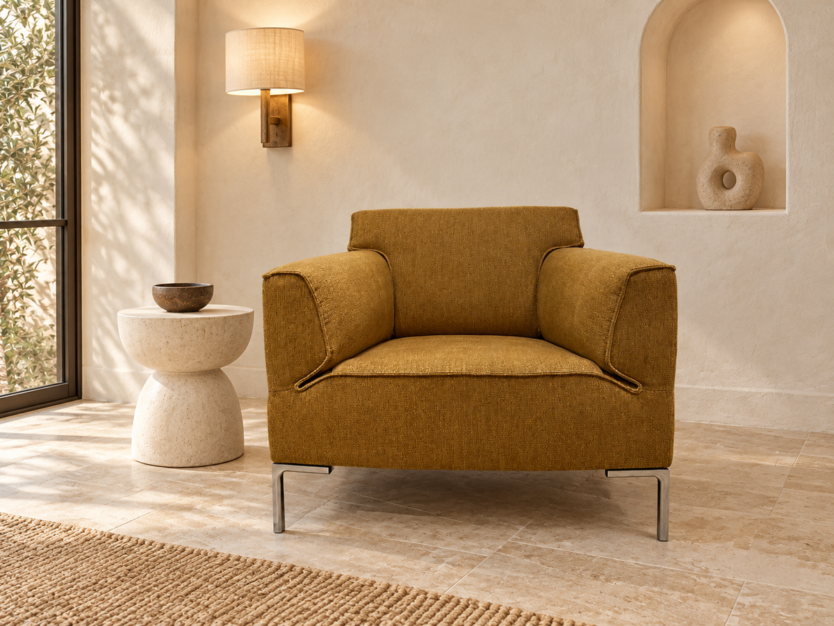 NIEUW GESTOFFEERD Bloq Fauteuil + GARANTIE | NP €2.249