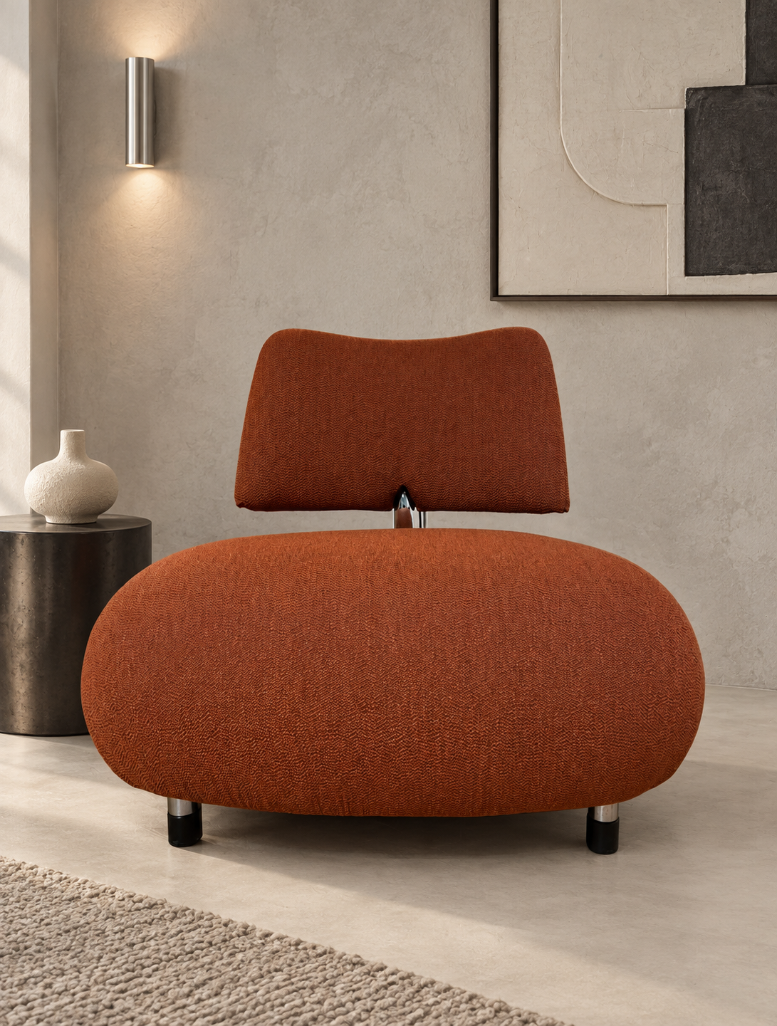 NIEUW GESTOFFEERD Leolux Pallone Fauteuil + GARANTIE