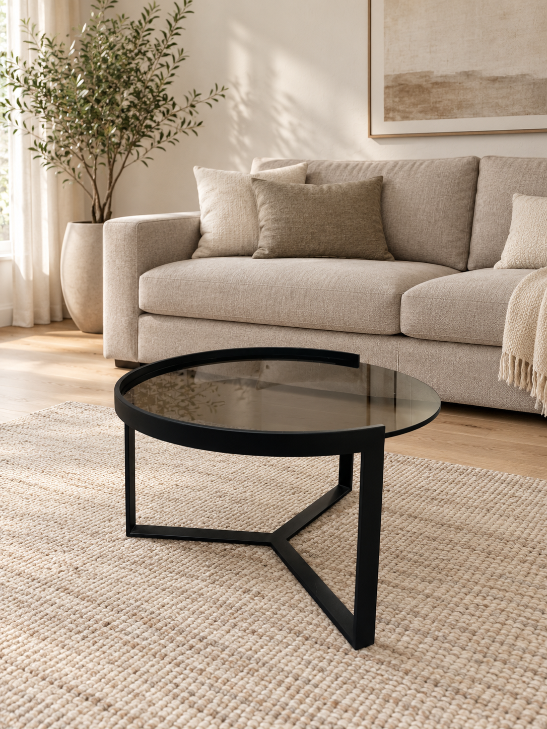 NIEUWSTAAT Ronde Salontafel + GARANTIE | NP €750
