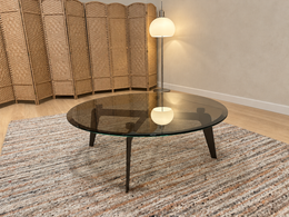 Minotti Kirk Cross Salontafel Glas | NP: €4.500
