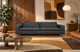 NIEUW Italiaanse Designbank Grijs + GARANTIE | NP €10.000