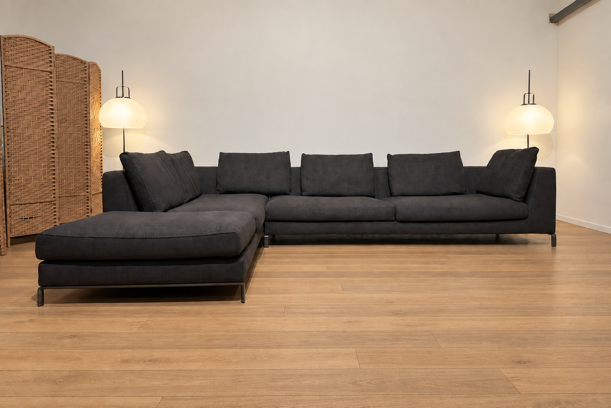 NIEUWSTAAT B&B Italia Ray Hoekbank + GARANTIE | NP €19.500