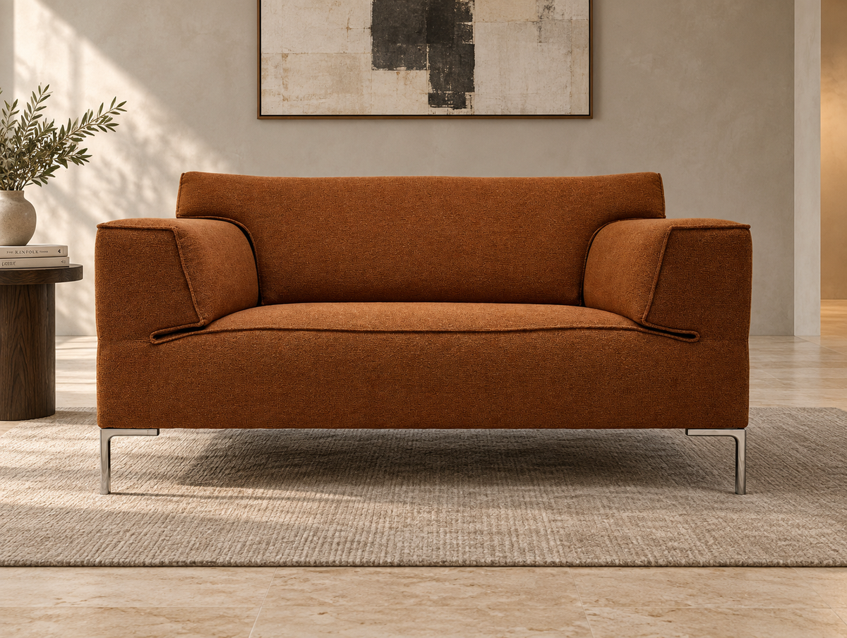NIEUW GESTOFFEERD Design on Stock Bloq Loveseat + GARANTIE
