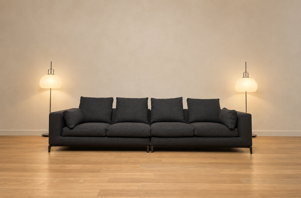 ZGAN Minotti Andersen 4-Zits + GARANTIE | NP €20.000