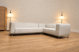NIEUW Gelderland 6400 Hoekbank Ecru + GARANTIE | NP €10.275