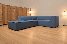 ZGAN Gelderland 6950 Hoekbank Blauw + GARANTIE | NP €7.350