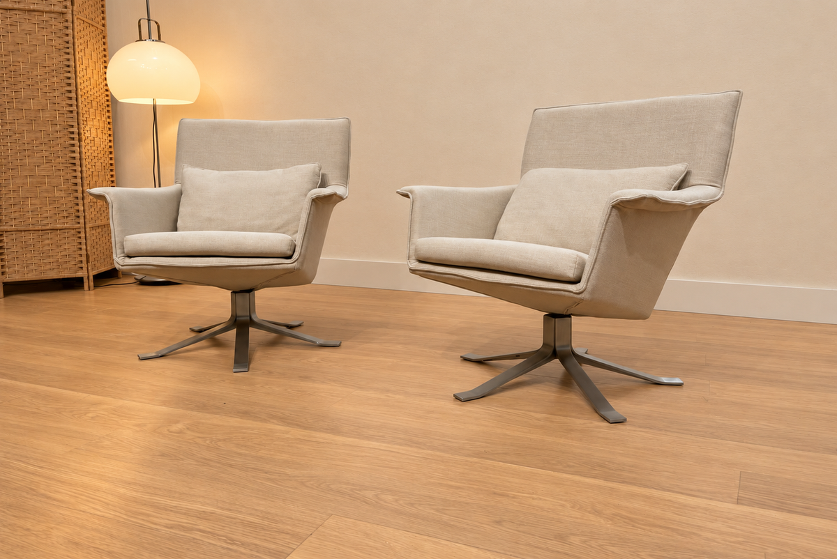 ZGAN 2x Design on Stock Djenné Fauteuil Ecru + GARANTIE