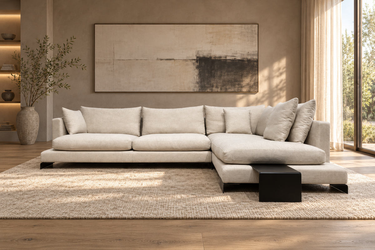 NIEUW Flexform Long Island Ecru + GARANTIE | NP €20.000