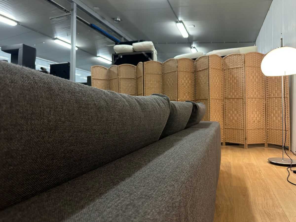 ZGAN Minotti Hoekbank 3-Delig Wol | Donkergrijs | Topstaat