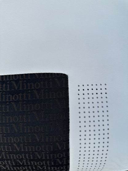 ZGAN Minotti Hamilton | Wit Leer | NP: €30.000