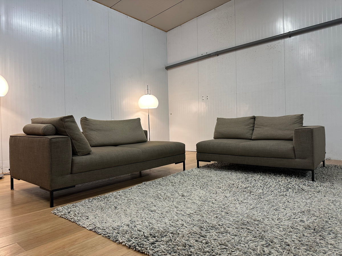 ZGAN 2x Design on Stock Aikon Lounge Banken | Taupe/Cremé