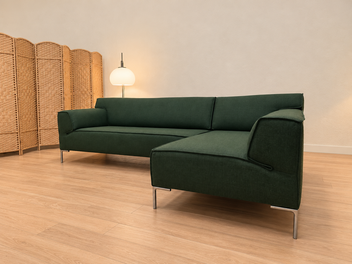 NIEUW GESTOFFEERD Design on Stock Bloq Hoekbank + GARANTIE