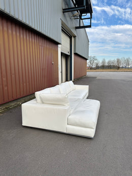 ZGAN Minotti Hamilton | Wit Leer | NP: €30.000