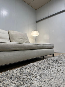 SPOTPRIJS Minotti Crèmekleurige Bank – Ter Herstoffering