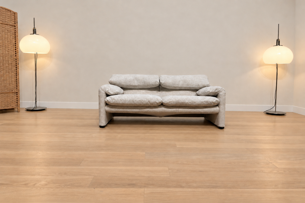 NIEUW Cassina Maralunga 2-Zits Ecru + GARANTIE | NP €6.000