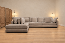 NIEUW Linteloo Mauro Hoekbank Beige + GARANTIE | NP €14.500