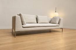 NIEUW B&B Italia Charles 3-Zits Ecru + GARANTIE | NP €9.500