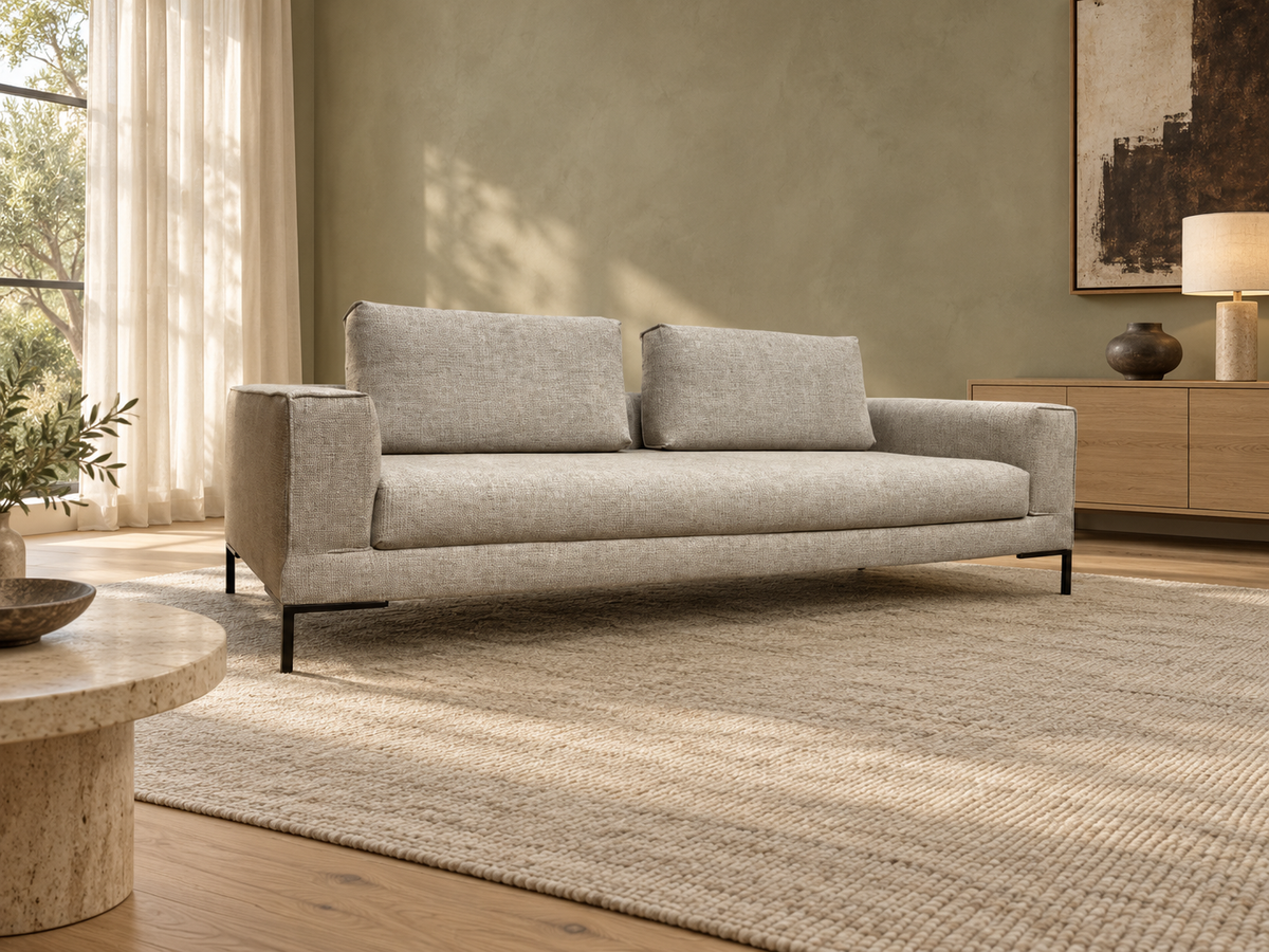 NIEUW Design on Stock Aikon Lounge 4-Zits Ecru + GARANTIE