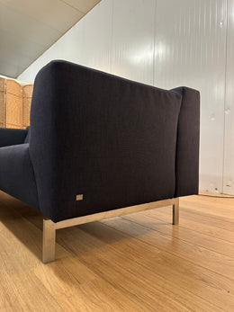 Rolf Benz Linea 3-Zitsbank met Hocker