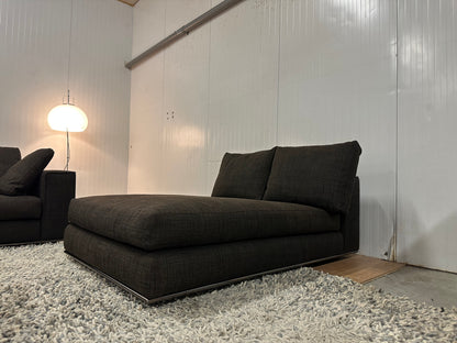 4-Delige Minotti Hamilton Set | Bank + Fauteuil + Hocker | Luxe Design Collectie