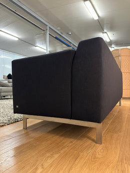Rolf Benz Linea 3-Zitsbank met Hocker
