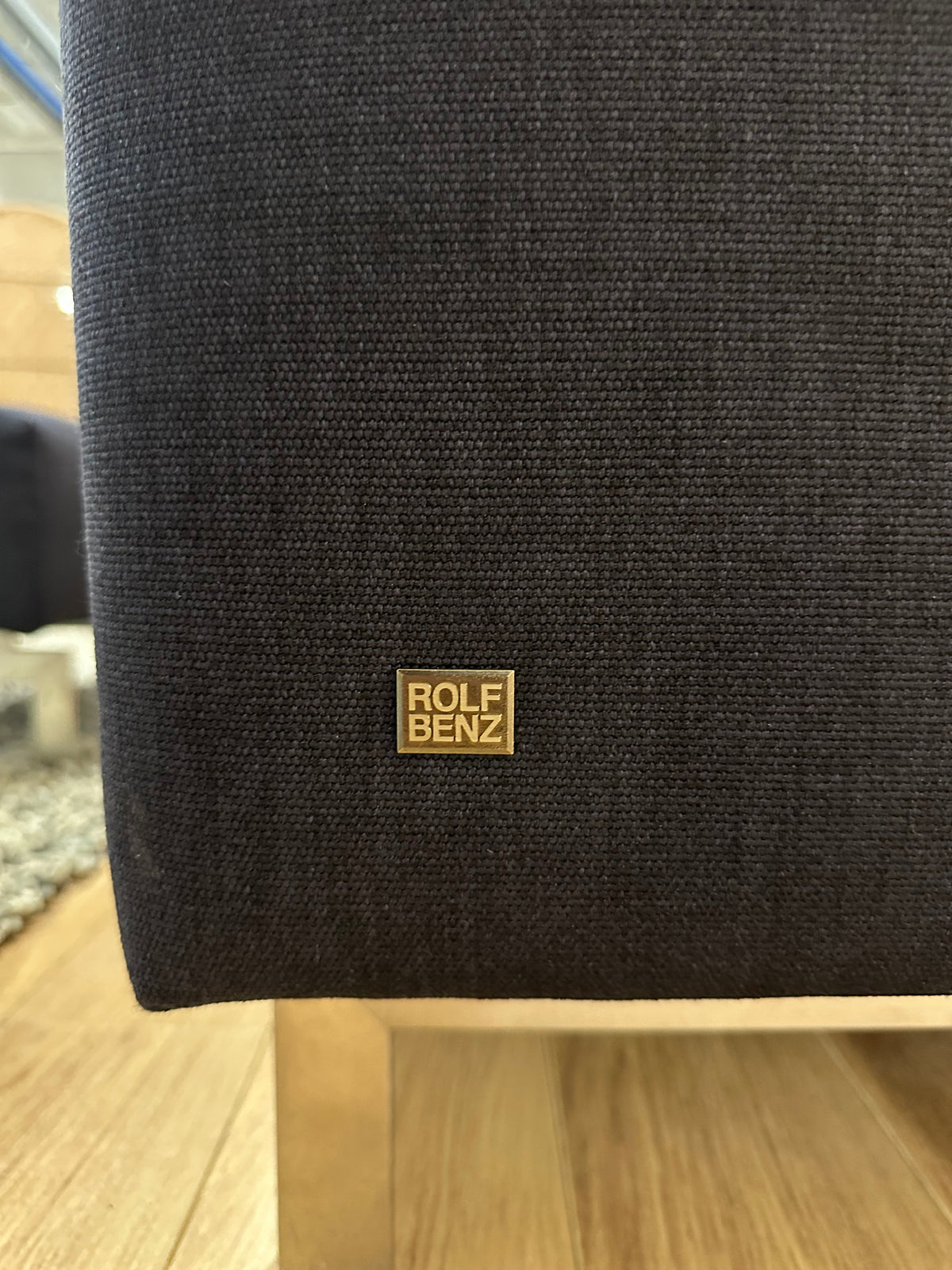 Rolf Benz Linea 3-Zitsbank met Hocker