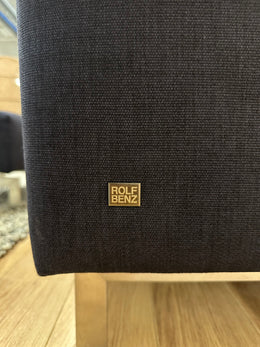 Rolf Benz Linea 3-Zitsbank met Hocker