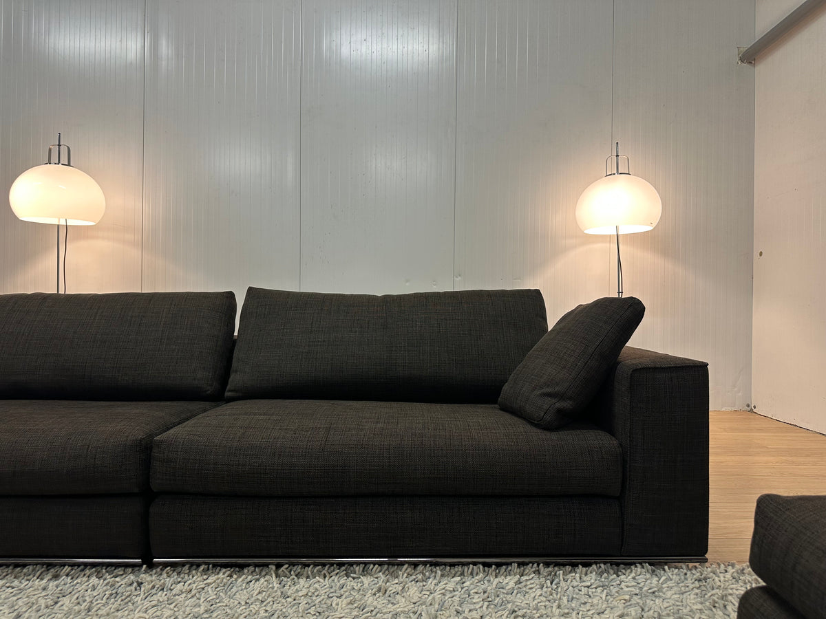 4-Delige Minotti Hamilton Set | Bank + Fauteuil + Hocker | Luxe Design Collectie