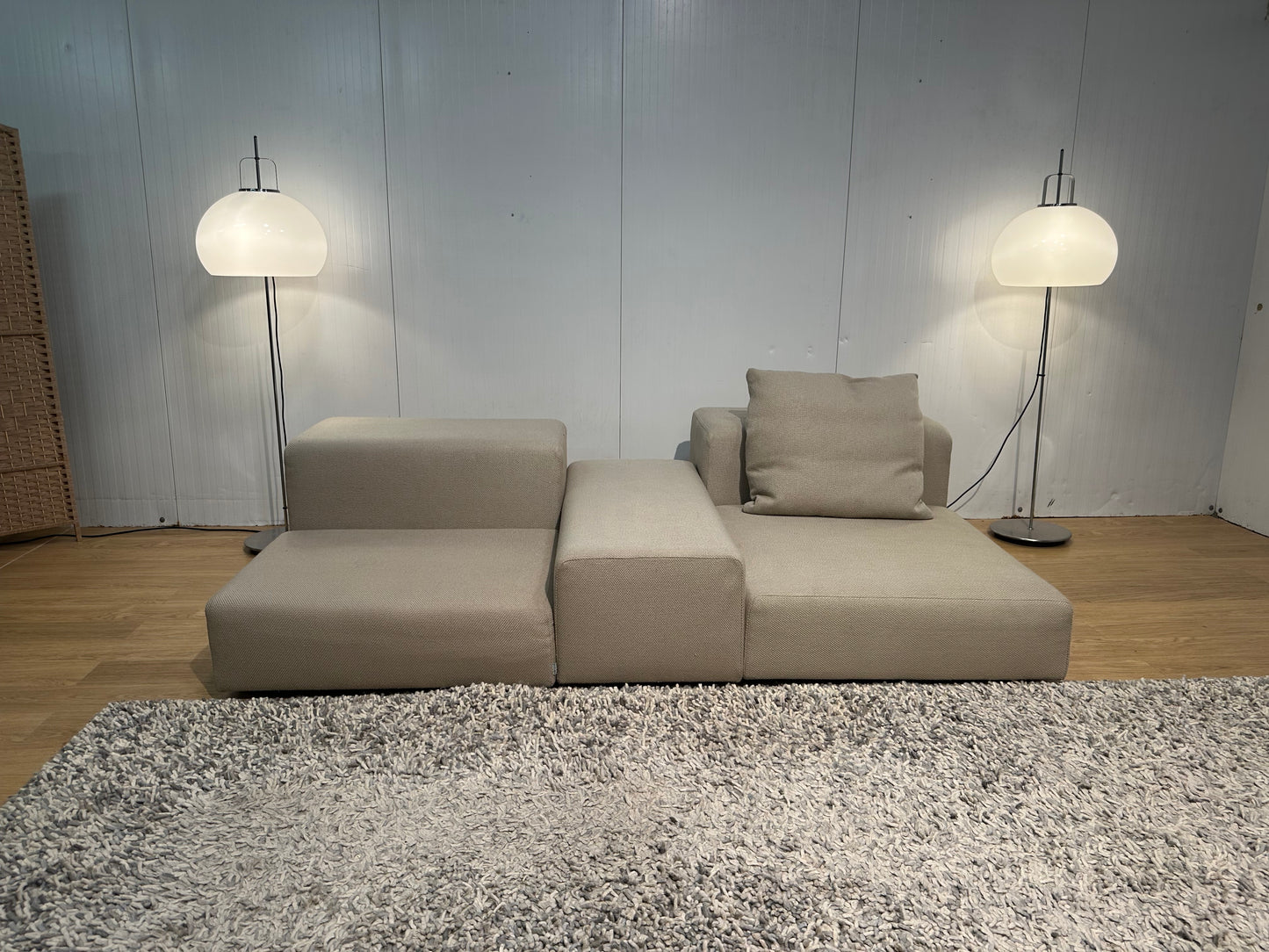Living Divani Extra Wal Modulaire Set Beige Bank - NP: €8k