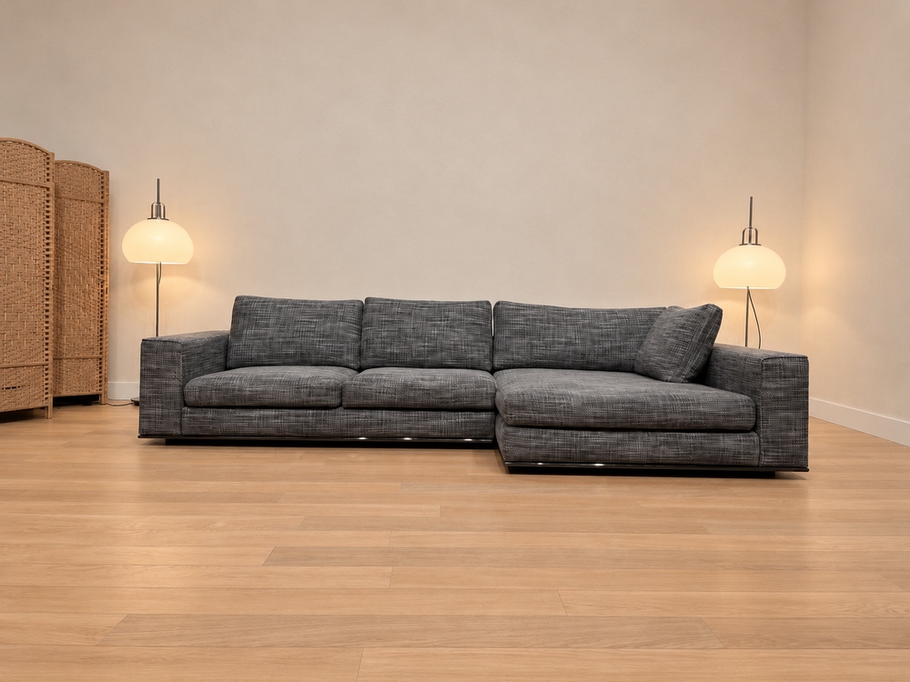 ZGAN Minotti Hamilton Grijs + GARANTIE | NP €14.500