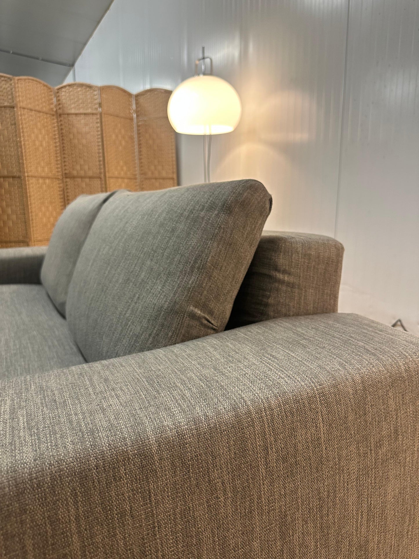 REFURBISHED Minotti Moore 2-Zits Bank Grijs - NP: €5.000