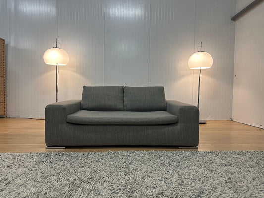 REFURBISHED Minotti Moore 2-Zits Bank Grijs - NP: €5.000